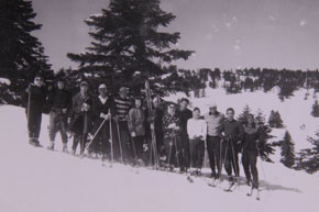 Olimpik Kayakçı Osman Yüce ve Osman Çarpatan, Uludağ da öğrencileriyle...