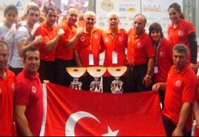 Türk milli takımı şampiyonadan 7 altın, 5 gümüş ve 8 bronz madalya alarak 145 puanla dünya 3. olarak döndü...