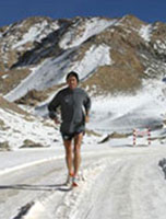 Bayburt’tan da geçen Serge Girard tam 260 gün koştu