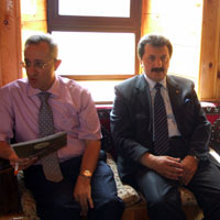 BAYSİAD Başkanı Salim Arslanhan ve Bayburt Ticaret ve Sanayi Odası Başkanı İbrahim Yumak
