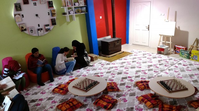 Çocuklara ait 'ilk' köy odası: Kıraat Kafe