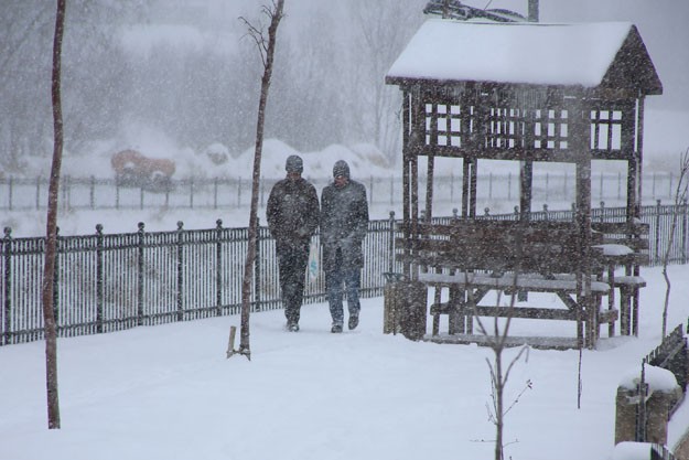 Doğu Karadeniz'de kar mücadelesi