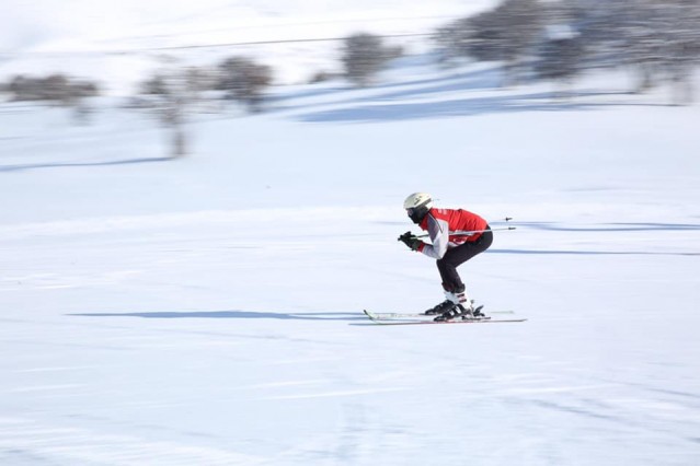Kop'ta kayaklı günler başladı