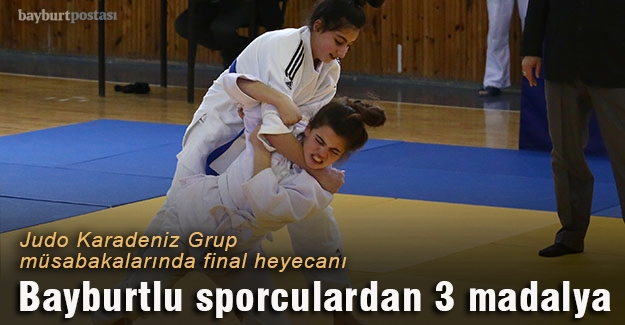 Karadeniz Judo turnuvası Bayburt'ta yapıldı