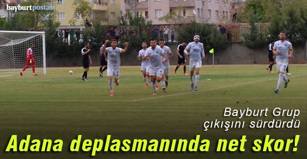 Bayburt Grup, Kozan Belediyespor'u iki golle geçti!