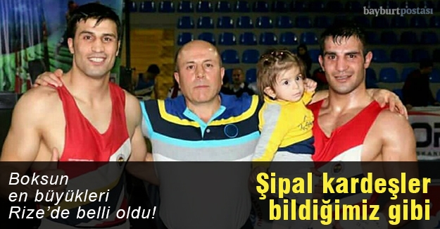 Şipal kardeşler kilolarında Türkiye şampiyonu