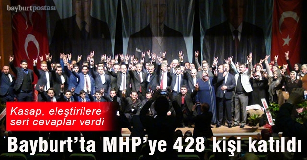 MHP'ye 428 yeni üye katıldı