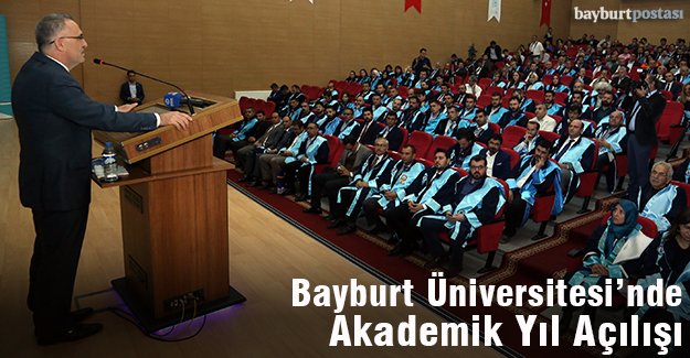 Bayburt Üniversitesi akademik yılı açılışı