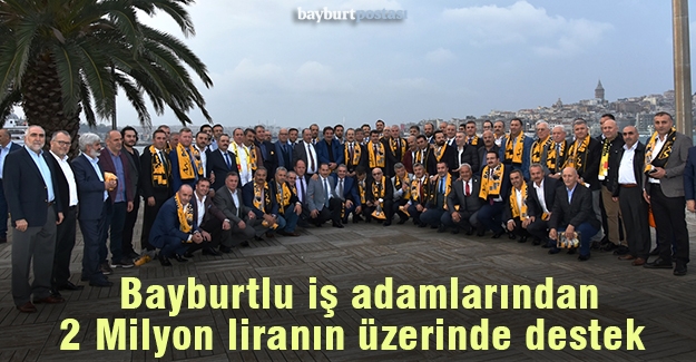 İstanbul'daki iş adamlarından Bayburt İl Özel İdarespor'a büyük destek