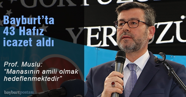 Prof. Muslu: "Türkiye'de 934 bin 206 öğrenciye Kur'an eğitimi verilmektedir"