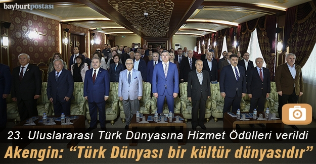 23. Uluslararası Türk Dünyasına Hizmet Ödülleri sahiplerini buldu