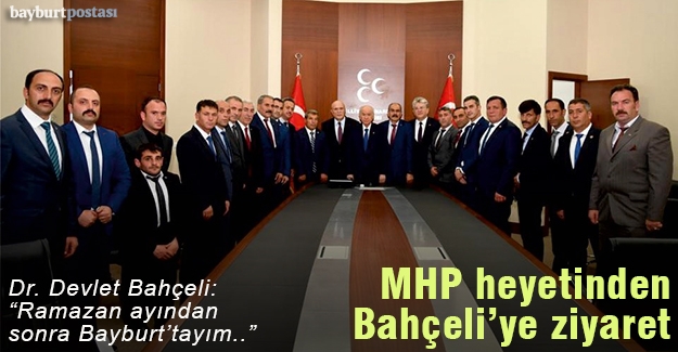 MHP heyetinden Bahçeli'ye ziyaret