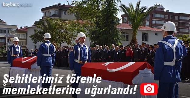 Şehitlerimiz Trabzon'dan törenle uğurlandı