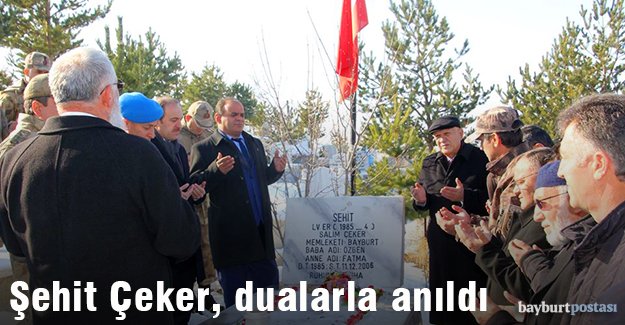 Şehit Er Salim Çeker, dualarla anıldı