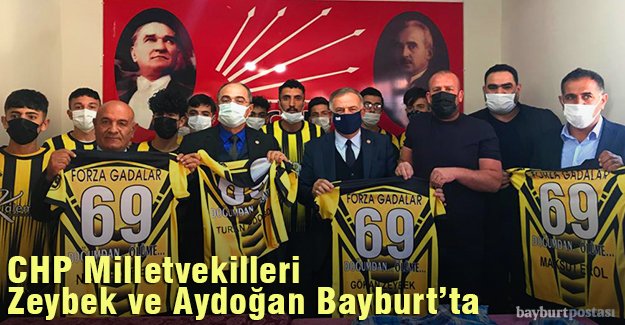 CHP Milletvekilleri Zeybek ve Aydoğan Bayburt'ta