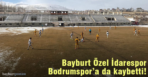 Bayburt Özel İdarespor, Gençosman'da Bodrumspor'a kaybetti!