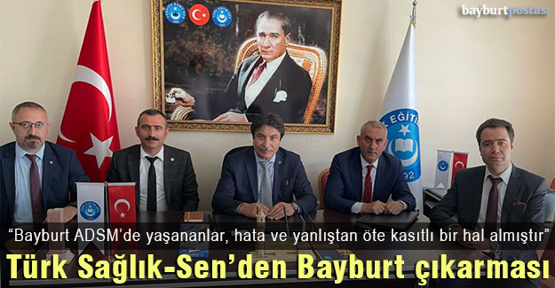 İsmail Türk: "Bayburt ADSM personeli sürekli mobbinge maruz bırakılıyor"