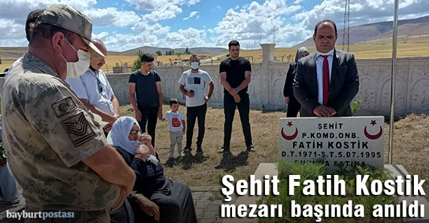 Şahit Fatih Kostik, mezarı başında anıldı