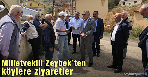 Milletvekili Gökhan Zeybek'ten Bayburt'ta köy ziyaretleri