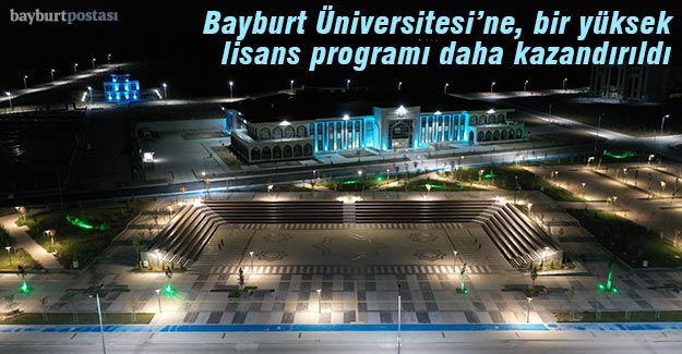 Bayburt Üniversitesi'nde Türkçe Eğitimi Tezli Yüksek Lisans Programı