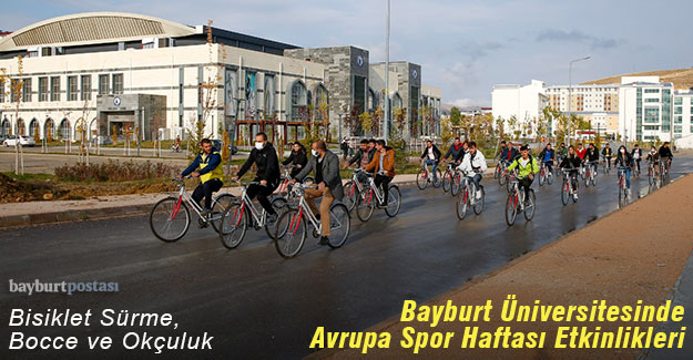 Bayburt Üniversitesinden Avrupa Spor Haftası Etkinlikleri