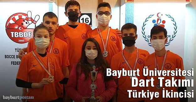Bayburt Üniversitesi Dart Takımı Türkiye İkincisi