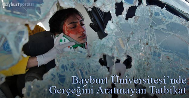 Bayburt Üniversitesi'nde Gerçeğini Aratmayan Acil Durum Tatbikatı