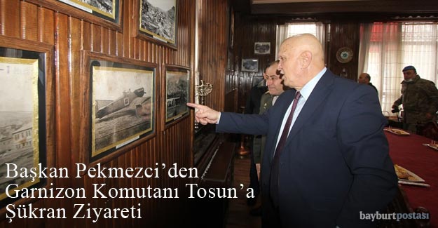 Başkan Pekmezci'den Garnizon Komutanı Zekeriya Tosun'a Şükran Ziyareti