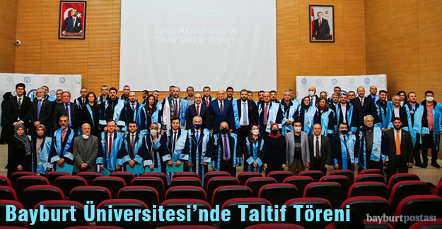 Bayburt Üniversitesi'nde Taltif Töreni