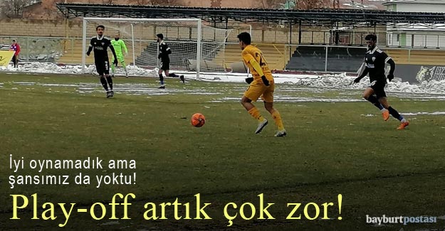 Bayburt Özel İdarespor, erteleme maçında Somaspor'a mağlup!