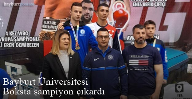 Bayburt Üniversitesi'nden Muhammet Ali Akyüz, Türkiye Şampiyonu