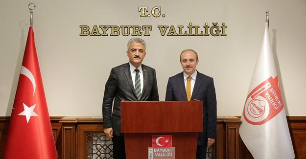 Erzincan Valisi Mehmet Makas'tan Vali Cüneyt Epcim’e Ziyaret