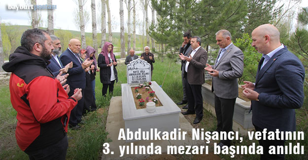 Abdulkadir Nişancı, vefatının 3. yılında mezarı başında anıldı