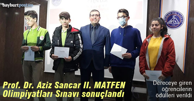 Bayburt'ta Prof. Dr. Aziz Sancar II. MATFEN Bilim Olimpiyatları Sınavı