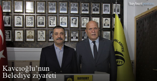 Merkez Bankası Başkanı Şahap Kavcıoğlu'ndan Bayburt Belediyesi'ne ziyaret