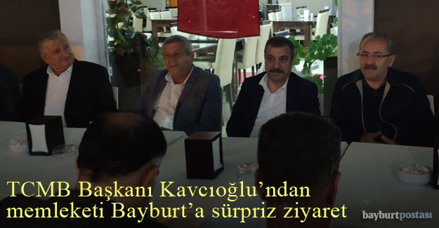 Merkez Bankası Başkanı Şahap Kavcıoğlu’ndan Bayburt’a sürpriz ziyaret 