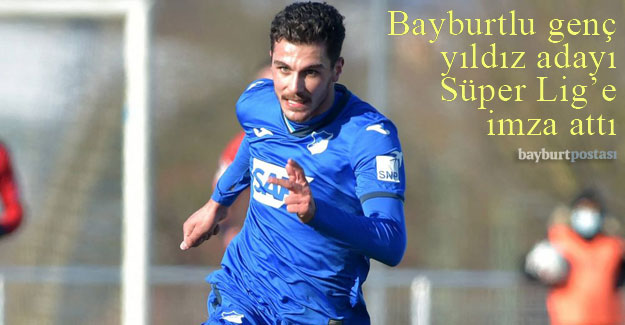 Bayburtlu genç yıldız adayı Abdulkerim Çakar, Süper Lig'e imza attı