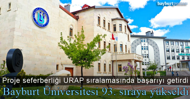 Bayburt Üniversitesi'ndeki proje seferberliği URAP sıralamasında etkisini gösterdi
