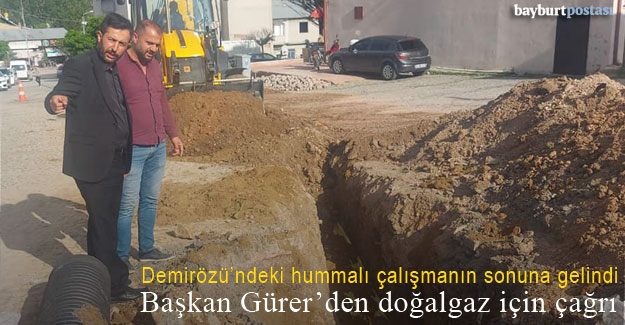 Başkan Arslan Gürer doğalgaz için tarih verdi