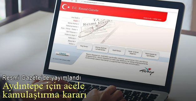 Aydıntepe'deki kamulaştırma kararı Resmi Gazete'de yayımlandı