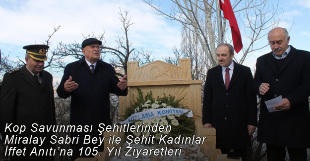 Miralay Sabri Bey'in Kabri ile İffet Anıtı'na 105. Yıl Ziyaretleri