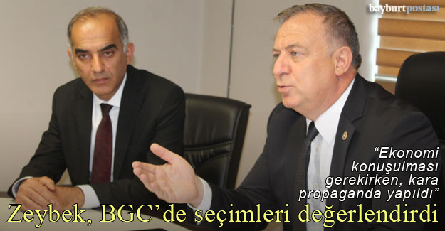 CHP İstanbul Milletvekili Gökan Zeybek, BGC’de açıklamalarda bulundu