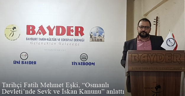 Tarihçi Fatih Mehmet Eşki "Osmanlı Devleti’nde Sevk ve İskân Kanunu" anlattı