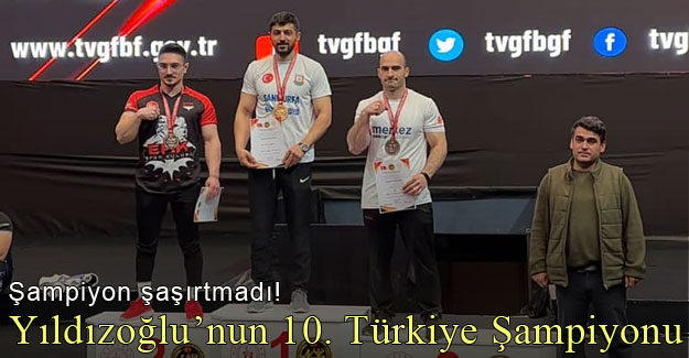 Yusuf Ziya Yıldızoğlu'nun 10. Türkiye Şampiyonluğu