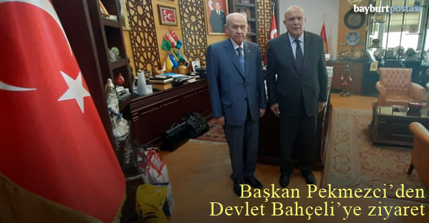 Başkan Pekmezci'den MHP Lideri Devlet Bahçeli'ye ziyaret