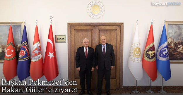 Belediye Başkanı Hükmü Pekmezci'den Bakan Güler'e ziyaret