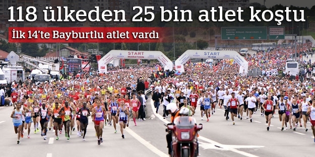25 bin atlet, İstanbul Maratonu'nda koştu