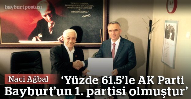 Ağbal: "AK Parti, Bayburt'un birinci partisidir"