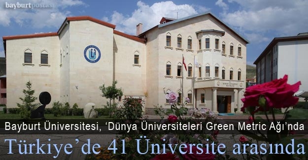 Bayburt Üniversitesi,  ‘Dünya Üniversiteleri Green Metric (Yeşil Ölçüm) Ağı’nda
