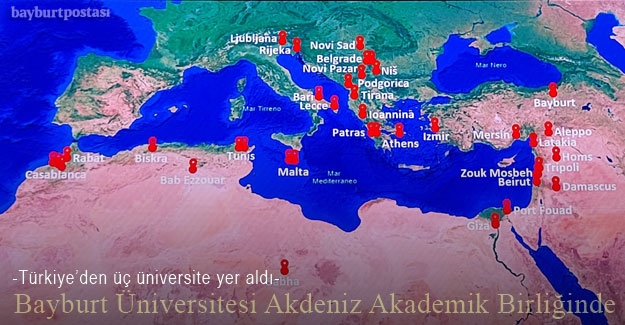 Bayburt Üniversitesi, Akdeniz'in En Kapsamlı Akademik Birliğinin İçerisinde